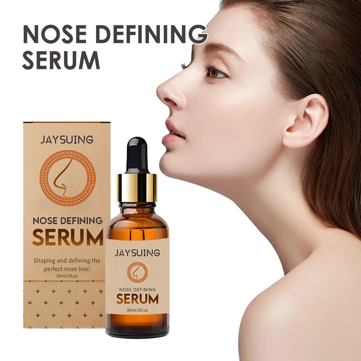 Nose Heighten Serum Rhinoplasty Firming Moisturizing Nasal Bone Remodeling Tighten Shaping Narrow Thin Smaller Nose Lift Essence