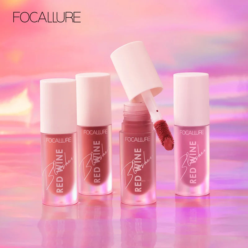 FOCALLURE Face Liquid Blusher Natural Looking Matte Cheek Blush Cream Make Up FA89