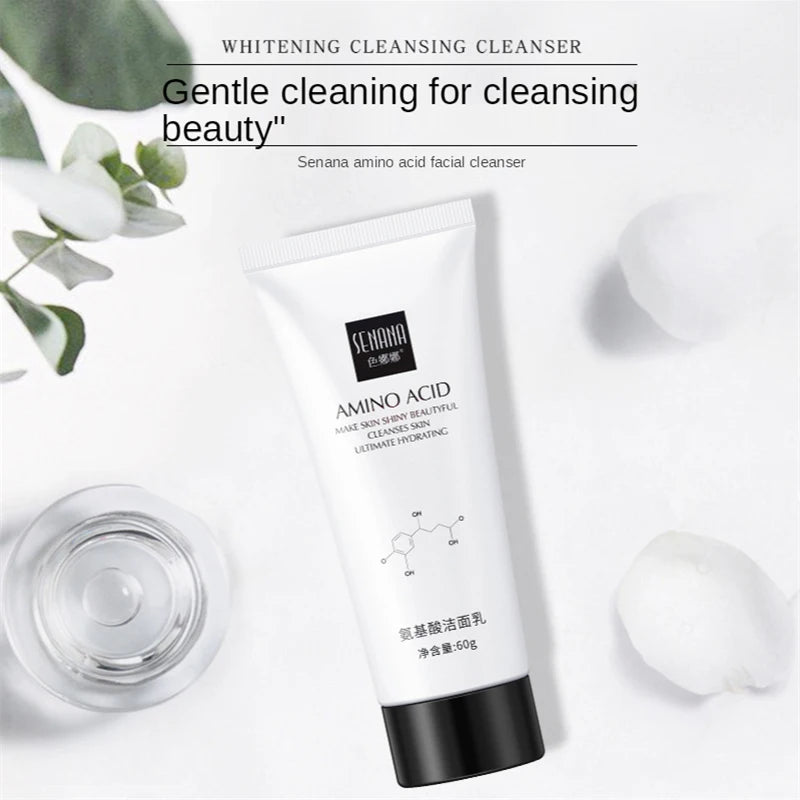 Nicotinamide Amino Acid Face Cleanser Facial Scrub Cleansing Acne Oil Control Blackhead Remover Moisturizing Brighten Skin Care