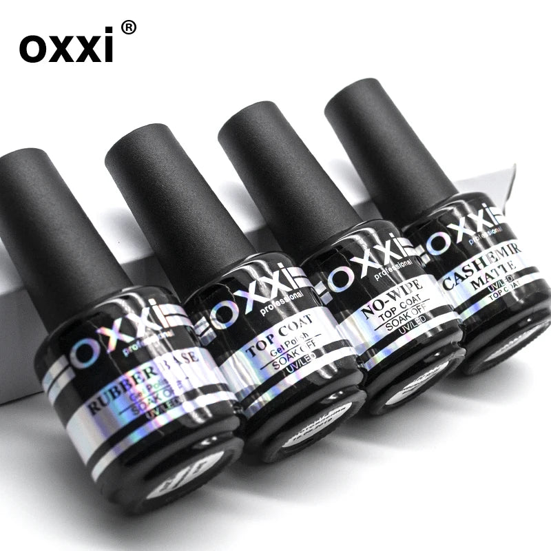 OXXI New Velvet Matte Top Coat Semi-permanent UV Nail Gel Varnish Hybrid Nails Art Desgin Matt Gellak Led Rubber Base and Top