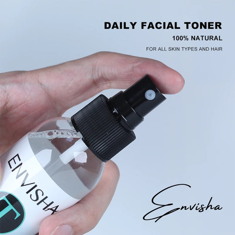 ENVISHA Face Toner Shrink Pores Whitening Moisturizing Refreshing Essential Oil Control Anti-acne Skin Care Anti Wrinkle Aging