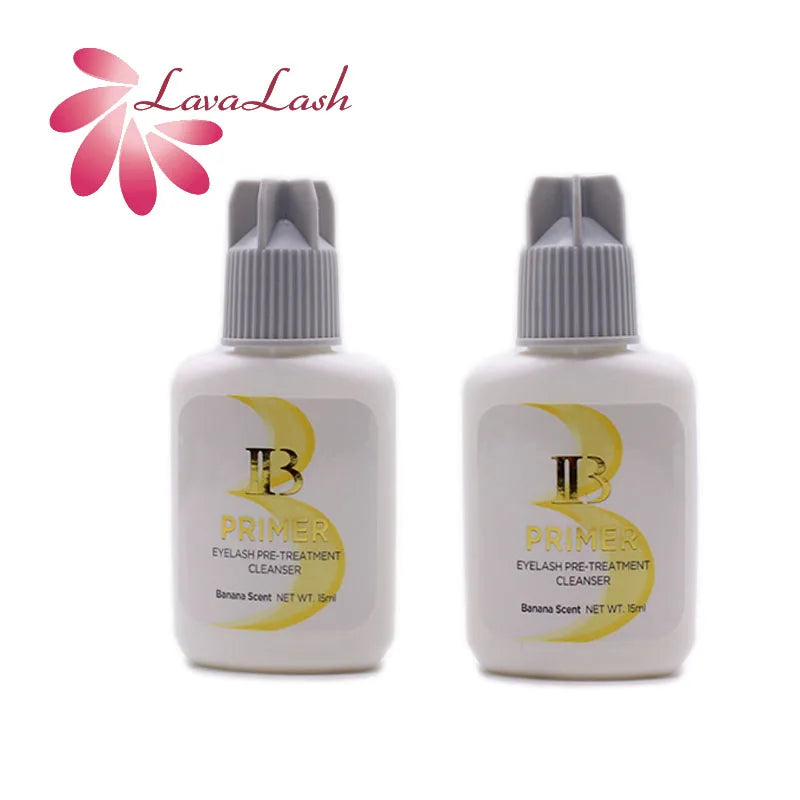 2 Bottles  Korea Original IBeauty Eyelash Extensions Glue 15ml IB Primer Super Bonder False Lash Adhesive Glue Makeup Tools Shop