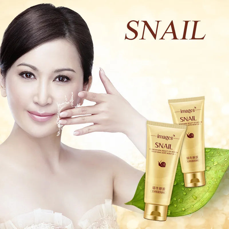 IMAGES Snail Essence Cleansing Gel Deep Clean Shrink Pores Hydrating Whitening Moisturizing 100g