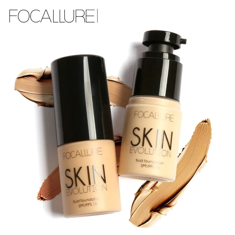 FOCALLURE Face Makeup Foundation Makeup Base Liquid Foundation Concealer Whitening Moisturizer Oil-control Cosmetics