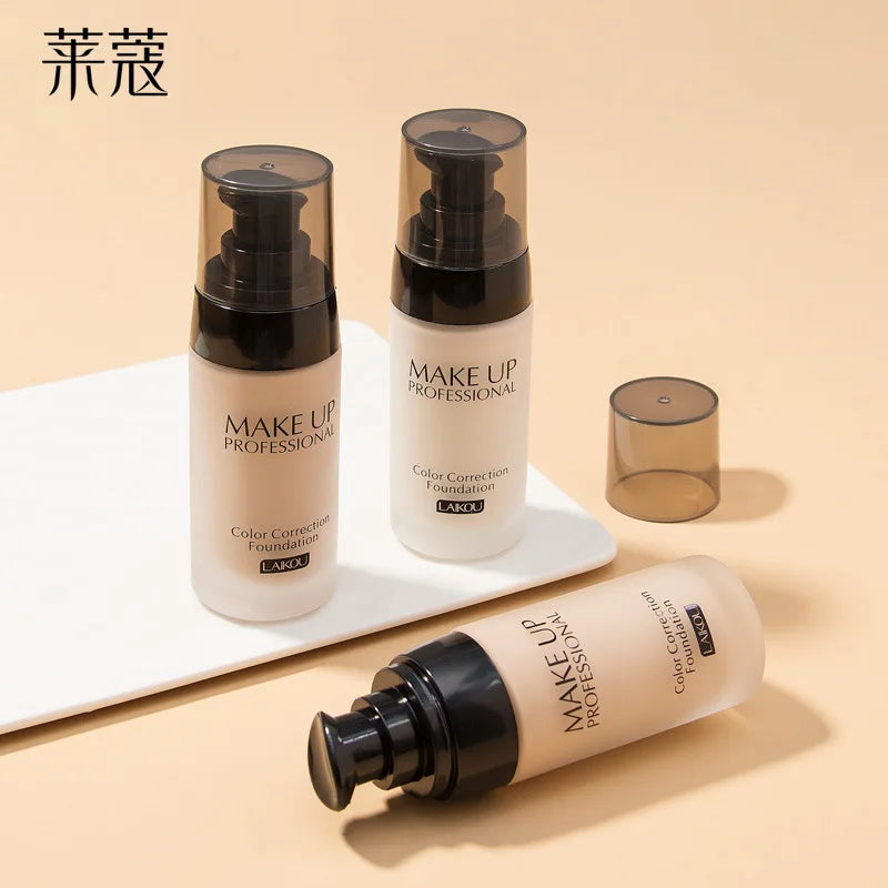 LAIKOU Makeup Base Face Liquid Foundation BB Cream Concealer Moisturizer Oil-control Whitening Waterproof