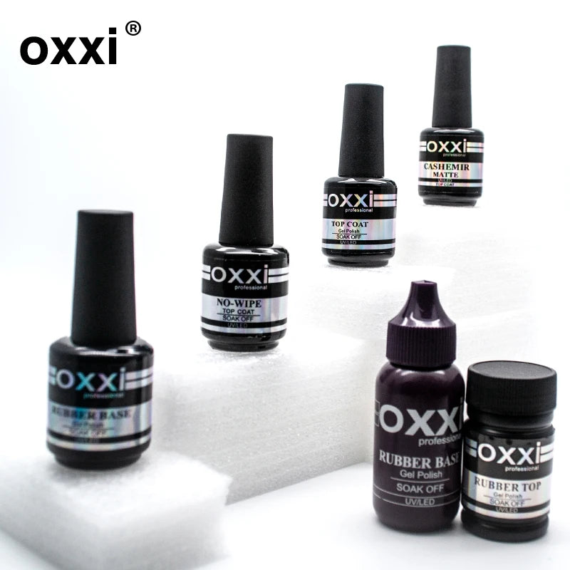 OXXI New Velvet Matte Top Coat Semi-permanent UV Nail Gel Varnish Hybrid Nails Art Desgin Matt Gellak Led Rubber Base and Top