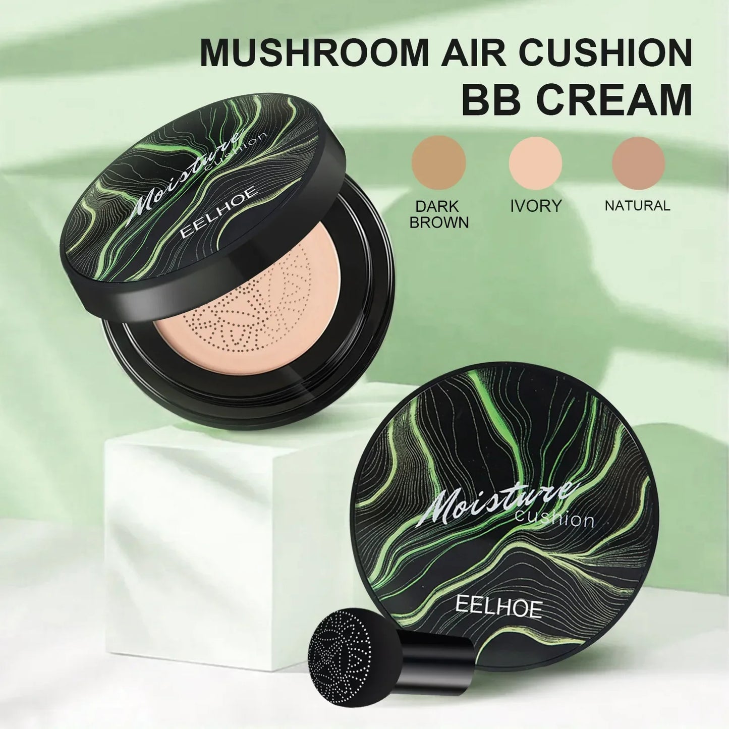 Foundation Mushroom Head Air Cushion CC Cream Face Concealer Moisturizing Waterproof Foundation Base Makeup