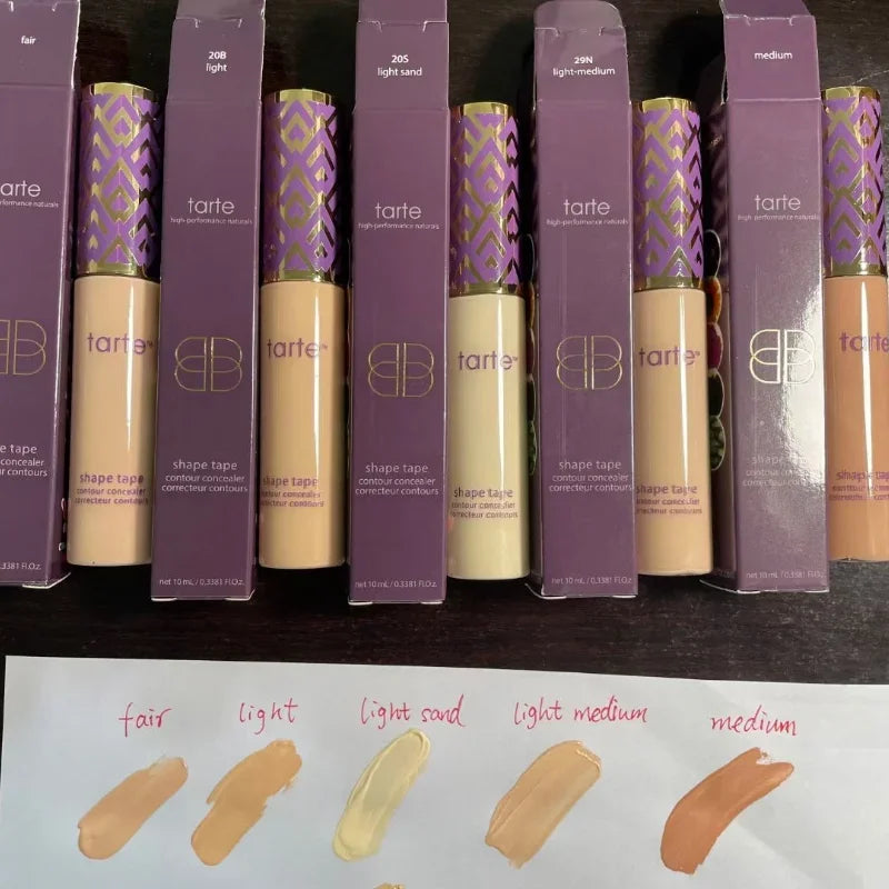 Concealer Light Medium Concealer Liquid Concealer Dark Circles Acne Marks Moisturizing Brighten Contour Shape Tape