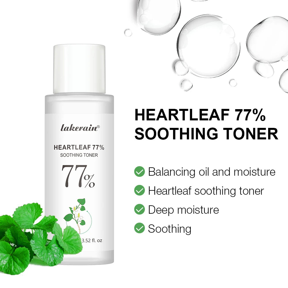 Heartleaf 77% Soothing Toner Moisturizing Water For Face Facial Toner Natural Houttuynia Cordata Extract Refresh Claming Skin