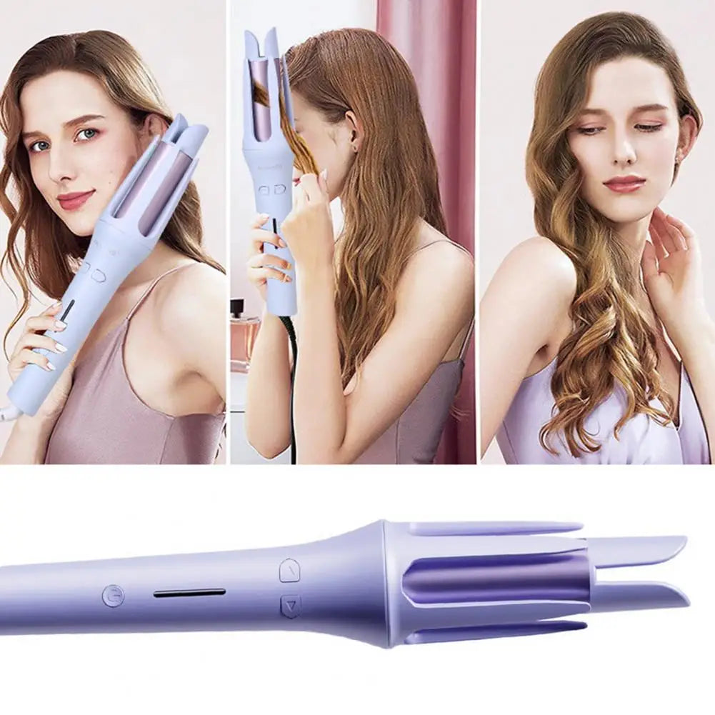 Automatic Hair Curling Iron Half-wrap Design Curler Professional 32mm Ceramic Hair Curling Iron with for Wavy for Women