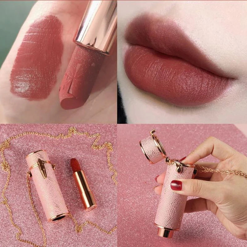 Bag Chain Velvet Lipstick Matte Sculpted Lipstick Makeup Moisturizer Lip Stick 24 Hours Waterproof Set Private Label Lip Gloss