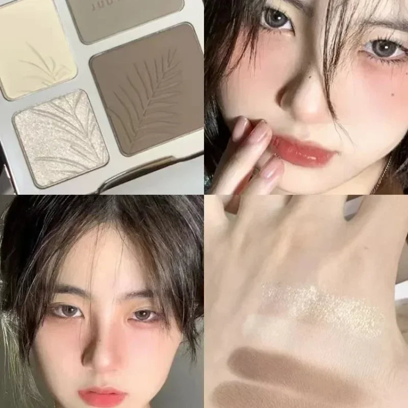 Original Judydoll Highlighter Natural Color Rendering Matte Makeup Waterproof Long-Lasting Grooming Contouring Natural Cosmetics