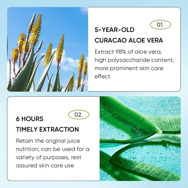 120ml Cleansing Mousse Moisturizing Aloe Vera Refreshing Facial Cleanser Face Wash Skin Care Products