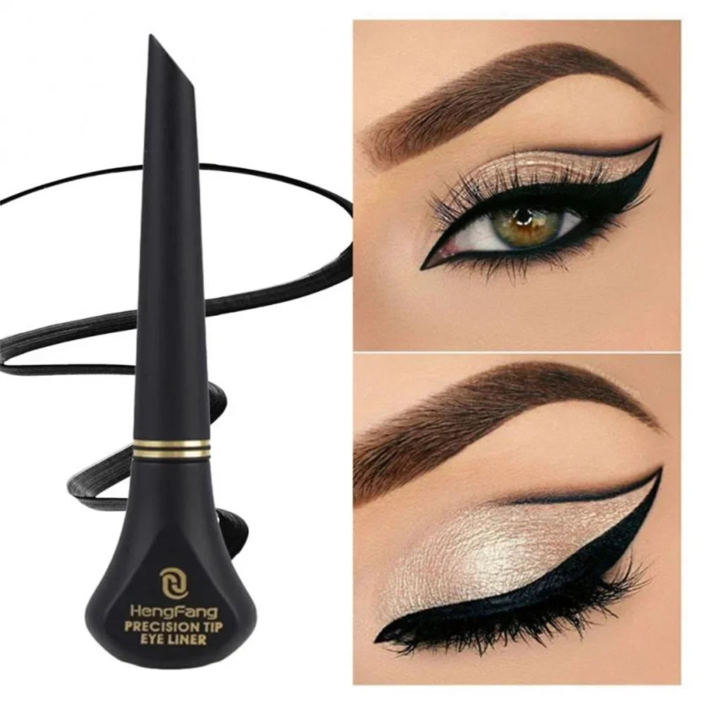 Liquid Eyeliner Black Smooth Eye Liner Pencil Waterproof Natural Long Lasting Quick Dry Non-Smudging Cosmetics Makeup