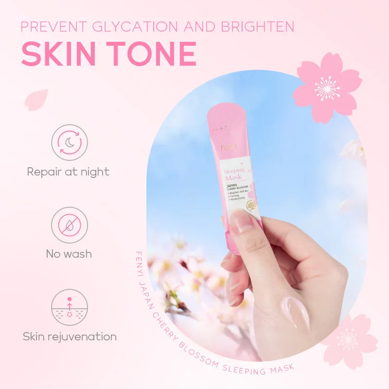 9pcs Facial Products Kit Sakura Skin Care Set Facial Cleanser Face Cream Sunscreen Facial Mask Eye Cream Korean Skincare Product