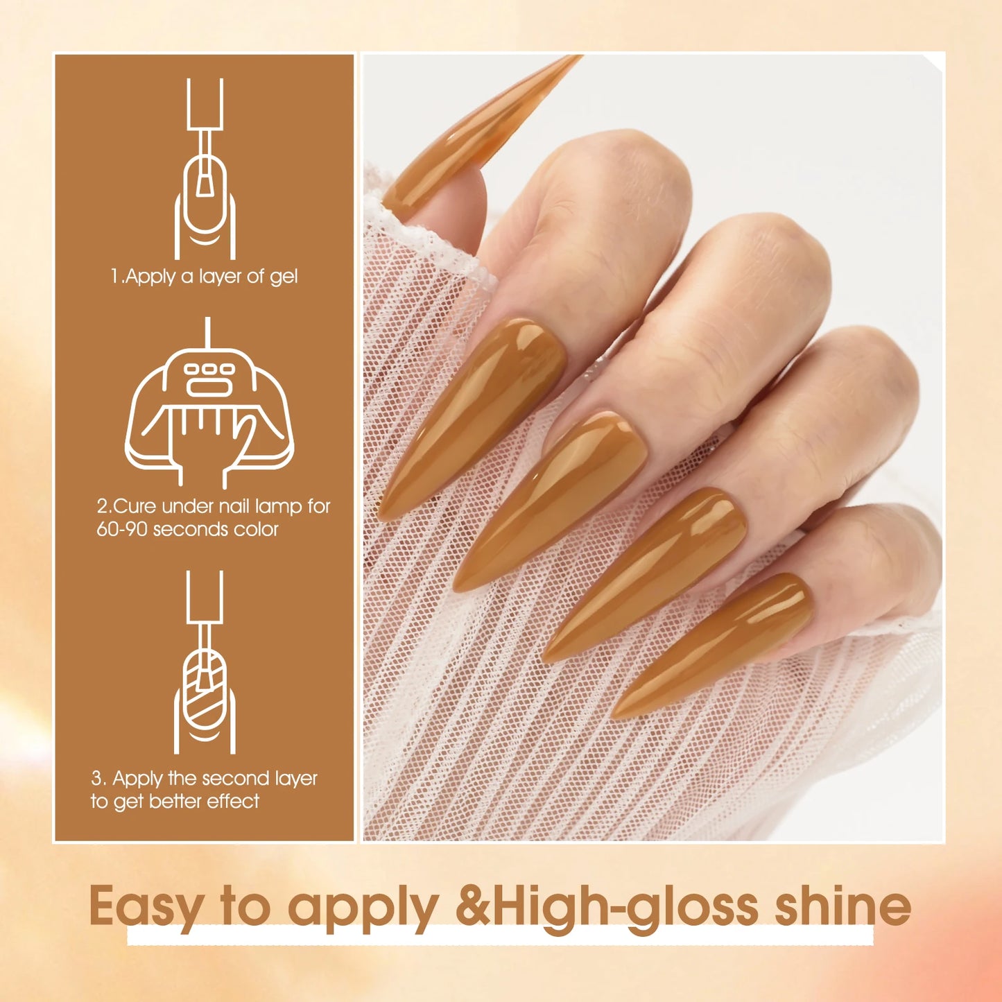 6/12pcs/lot Venalisa Gel Nail Polish New Arrival VIP Kit Nude Natural Color Series Brown Earth Coffee Rubber Base Coat Jelly Gel