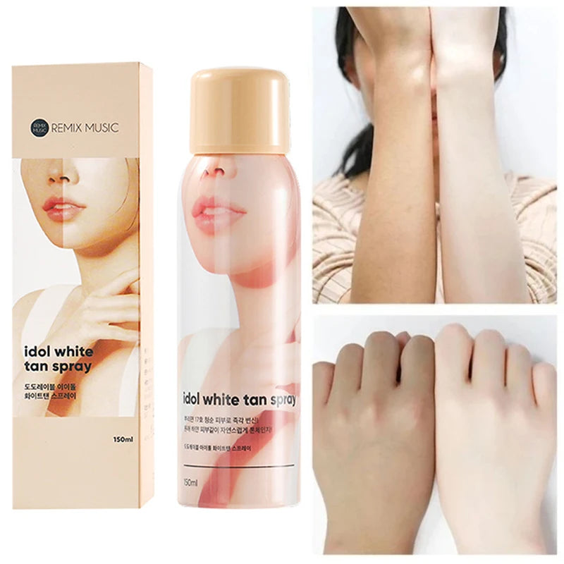 Body Whitening Bare Face Cream Tanning Spray Foundation Concealer Moisturizing Bb Cream Face Tone-up Spray Korea