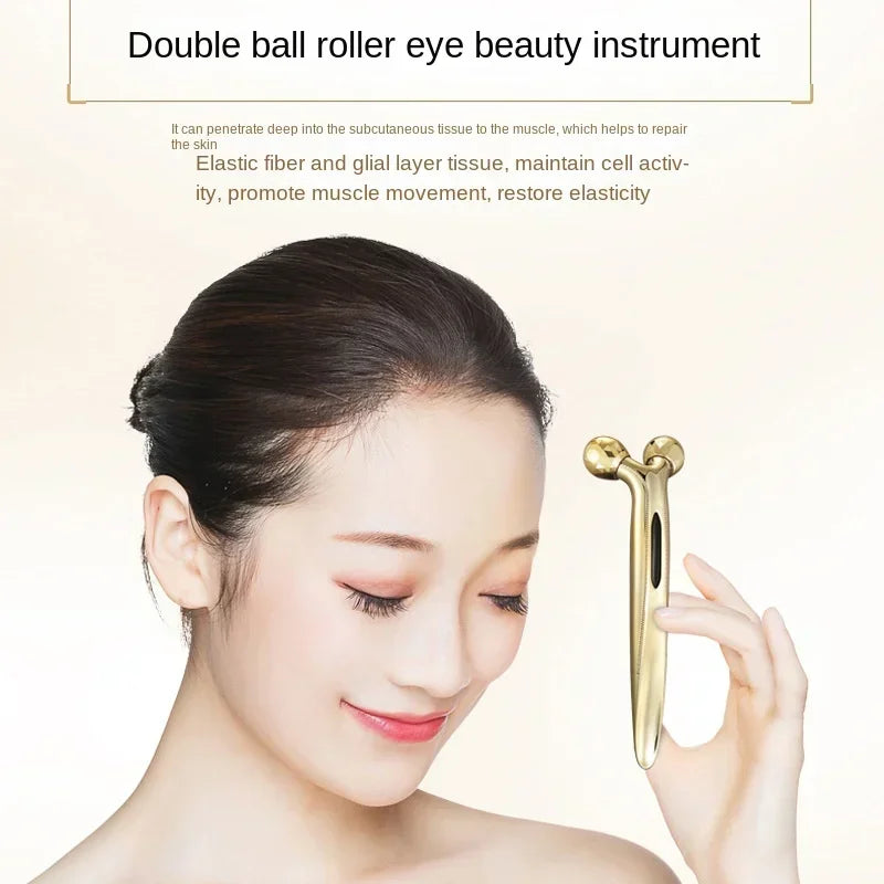 Micro-current Roller Massager Eye Massager Facial massage Roller Body Slimming Face Lifting Anti-aging Skin Tightening