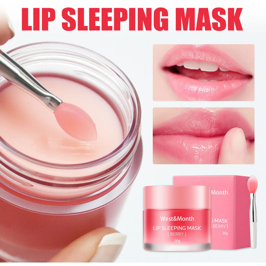 Berry Lip Sleeping Mask Night Sleep Maintenance Moisturizing Fade Lip Lines Nourishing Lip Balm Skin Care Korean Cosmetic