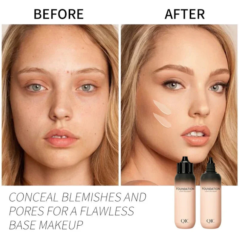 Foundation BB Cream Moisturizing Oil Control Concealer Lasting Natural Waterproof Sweatproof High Coverage Base Makeup