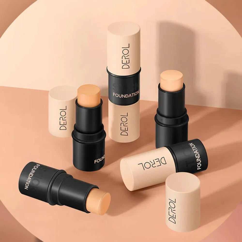 5 Colors Matte Cream Concealer Stick Moisturizing Liquid Foundation Face Cover Acne Eye Dark Circle Modify Skin Tone Cosmetics