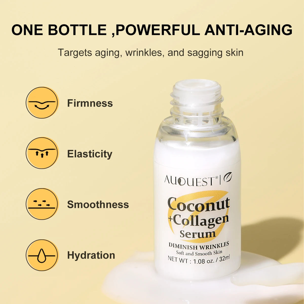 Collagen Anti Wrinkle Face Serum Whitening Hyaluronic Acid Serum Lifting Firming Anti Aging Facial Skin Care Products