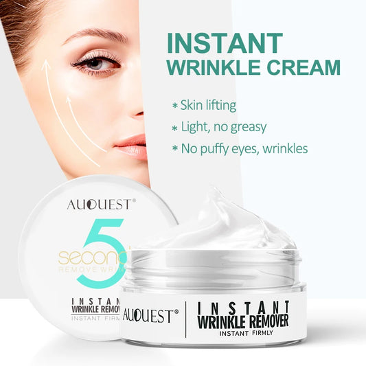 AUQUEST Instant Wrinkle Cream 5 Seconds Remove Puffy Eyes Anti Aging Firm Lifting Korean Skin Care Products Beauty Health