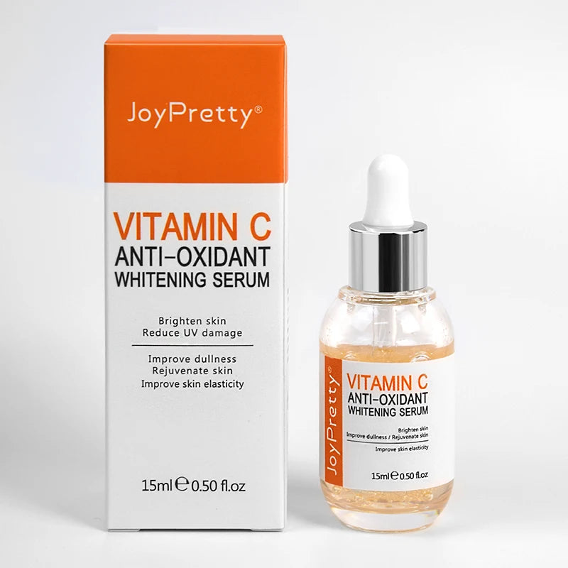 Vitamin C Serum For Face Dark Spots Fading Hyaluronic Acid Moisturizing Plumping Whitening Serum Skin Care Products JoyPretty