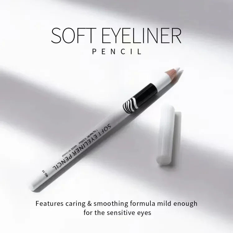 White Eyeliner Makeup Lasting Smooth Matte Eyeliner PencilEasy To Wear Eyes Brightener Waterproof Fashion Eyes Liner Pencils