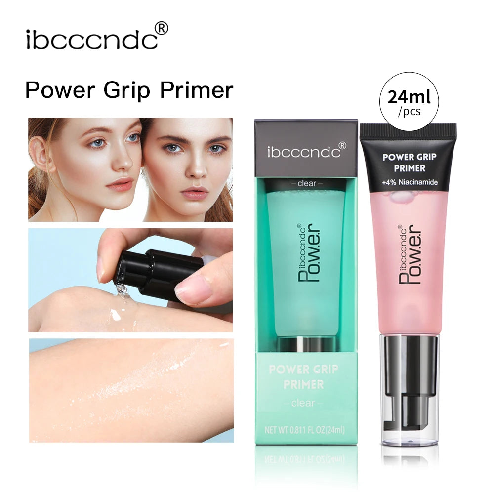 ibcccndc Face Primer Makeup Base 24ml Invisible Pore Smooths Fine Lines Oil-Control Brighten Moisture Primer for Face Cosmetics