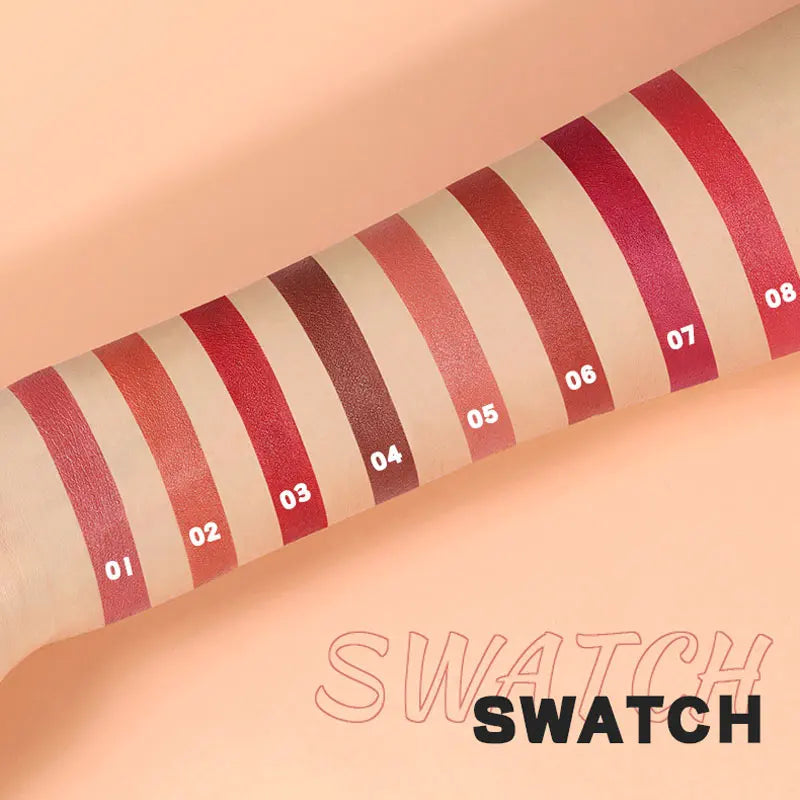 Cheap Makeup  Lipsticks Pencil Tint Lips Brown Lip Liner Cosmetics Lipstic Long Lasting Matte Lipstick 24 Hours Water Resistant