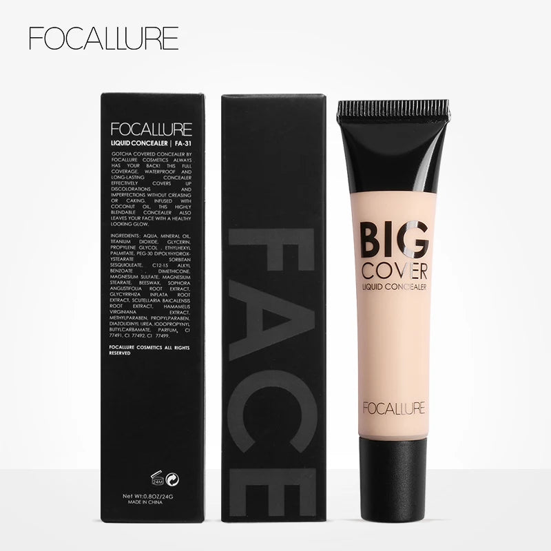 FOCALLURE Waterproof High Coverage Face Concealer Cream