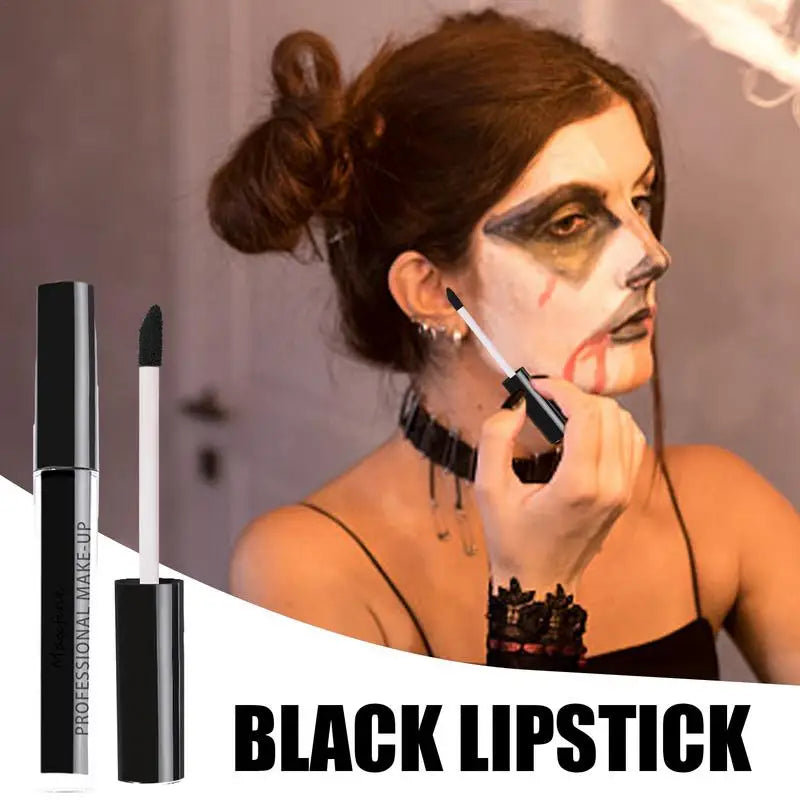 Halloween Lipgloss Waterproof Sexy White Black Lip Gloss Lip Tint Halloween Lip Makeup Tool Korean Cosmetics