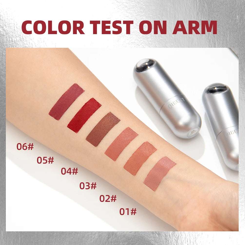 Lipsticks Nude Matte Lipstick Long Lasting Moisturising Makeup Sexy Red Lipgloss Tint Lips Cosmetics