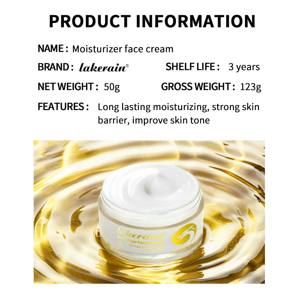 Moisturizer Face Cream Antioxidant Long-Lasting Moisturizing anti-Face Ageing Properties Smooth Bright Regulate Skin PH Cream