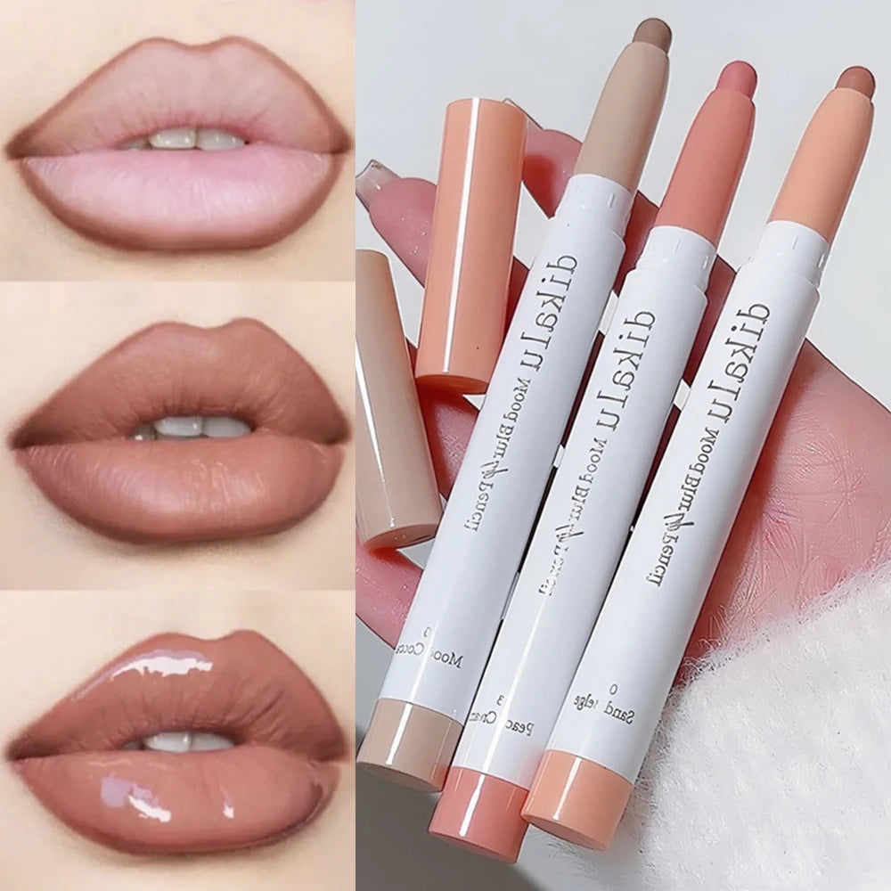 Matte Nude Pink Lip Liner Pencil Natural Soft Whitening Makeup Lasting Waterproof Lipstick Crayon Pen Lip Contouring Cosmetics