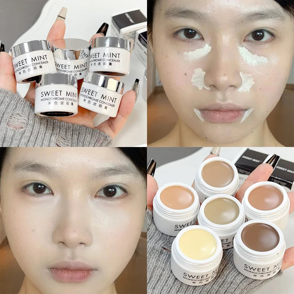 Multifunction Moisturizing Matte Concealer Makeup Texture Covers Acne Marks Dark Circles Contouring Palette Cream Face Cosmetics