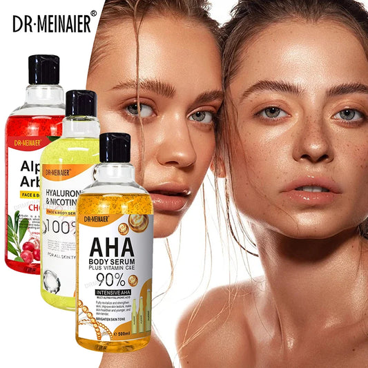 Hyaluronic Vitamin C Arbutin Face Body Serum Dark Spots Corrector Whitening Moisturizing Shrink Pores Repair Skin Care