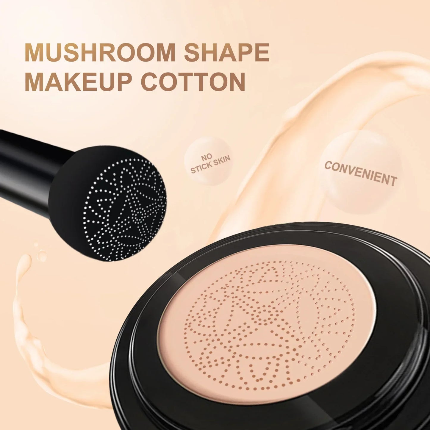 Foundation Mushroom Head Air Cushion CC Cream Face Concealer Moisturizing Waterproof Foundation Base Makeup