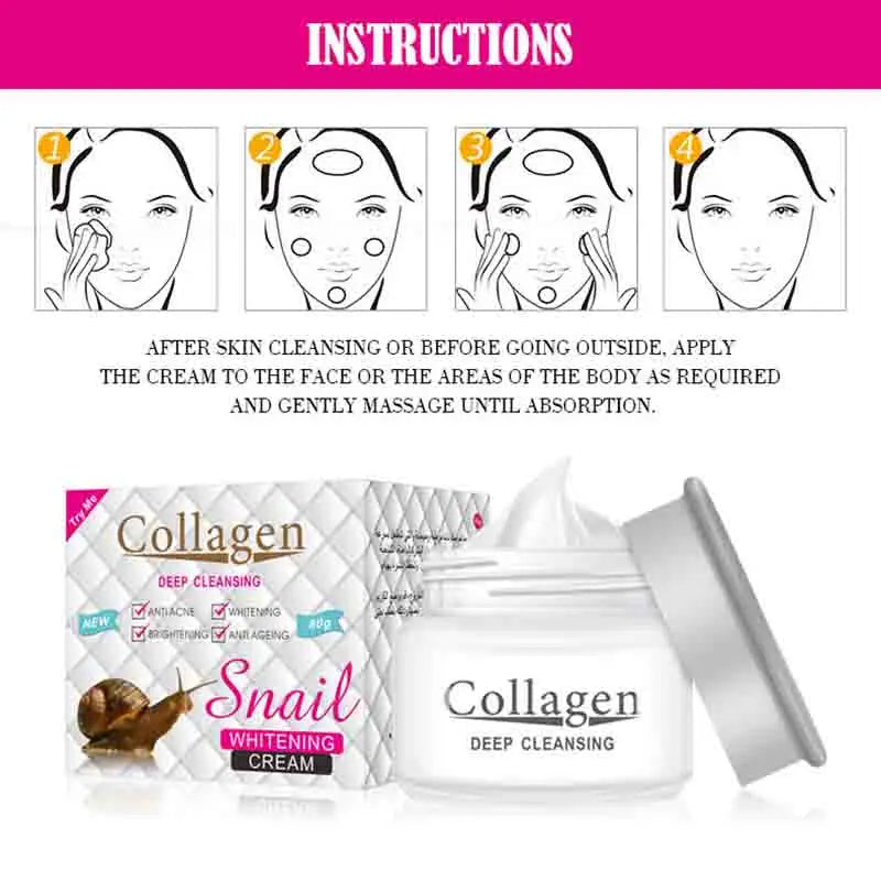 CAICUI Snail Cream facial cream face creamTreatment Moisturizing Anti Winkles Aging Cream skin Brightening Face Skin Care