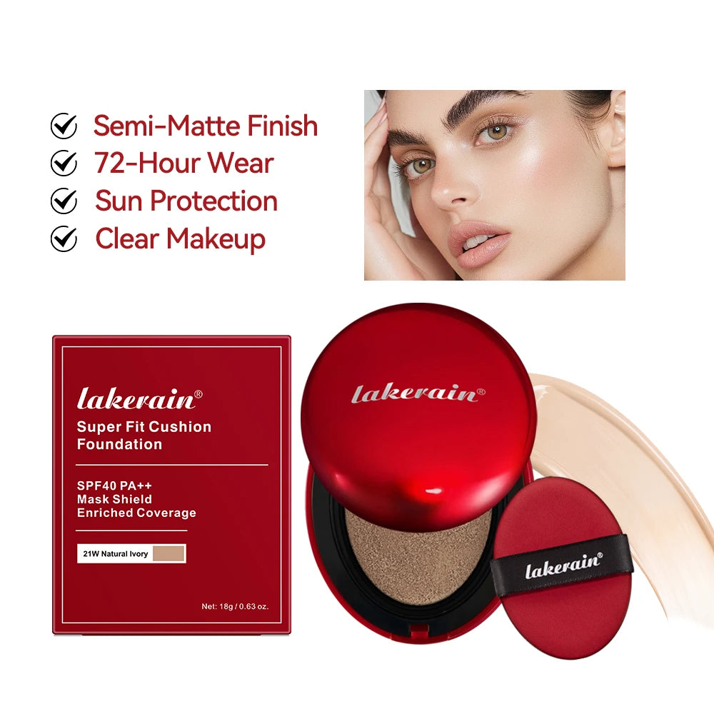 Sunscreen Waterproof Long Lasting Base Cushion Compact Foundations Makeup Bb Cream With Air Cushion Korean Makeup TirFoundation