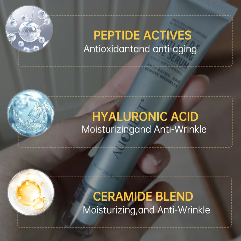 Peptide Dark Circle Removal Eye Cream Eye Bags Lifting Firming Fine Line Wrinkle Remover Anti Aging Skin Care