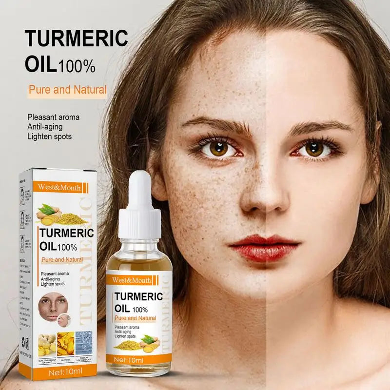 Turmeric Essential Oil Moisturizing Moisturizing Tightening Brightening and Reducing Fine Lines Natural Pure Turmeric Oil