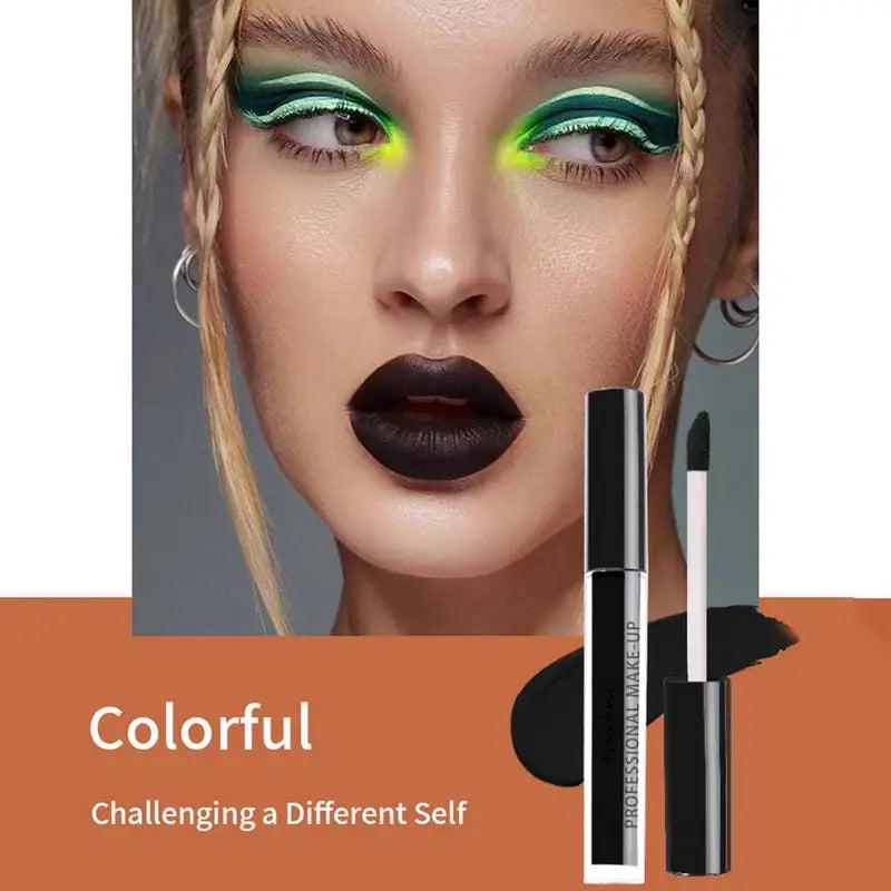 Halloween Lipgloss Waterproof Sexy White Black Lip Gloss Lip Tint Halloween Lip Makeup Tool Korean Cosmetics