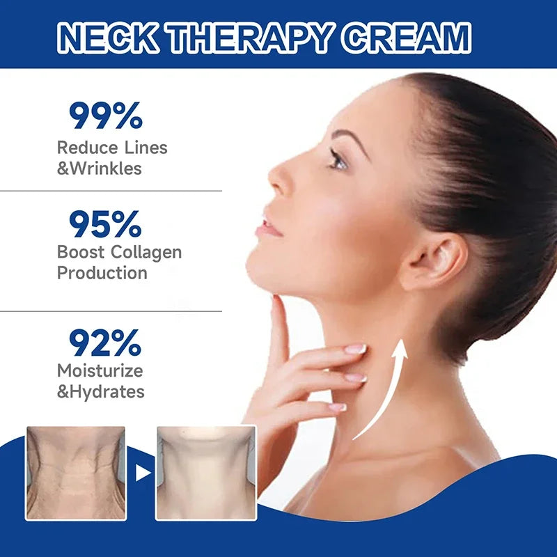 Collagen Anti-aging Neck Cream Reducer Fine Lines Whitening Moisturizing Tightening Lifting For Neck Double Chin Skin Care