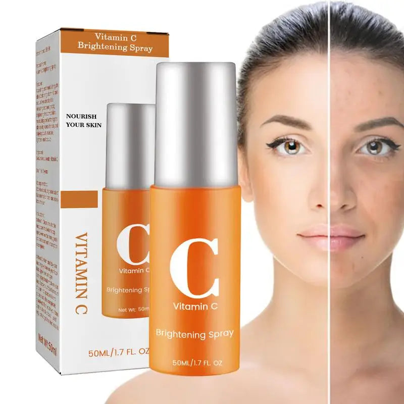 Vitamin C Brightening Facial Spray Mist Anti-wrinkle Nourishing Relieve Redness Moisturizing Whitening