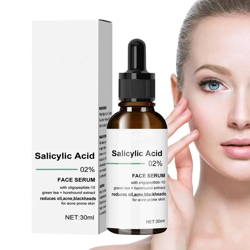 Salicylic Acid Pore Shrink Face Serum Repairs Large Pores Salicylic Acid Essence Anti-wrinkle Facial Serum Oil Control face Care