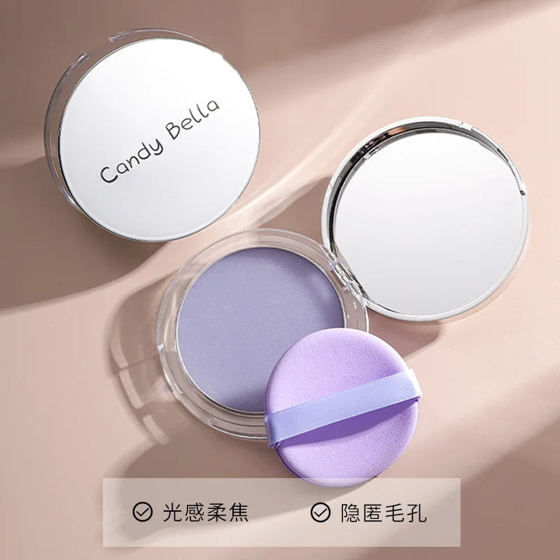 Violet Candy Bella New Purple Oil-controlling Setting Powder Contouring Powder Dermabrasion Skin-friendly Skin Natural Cosmetics