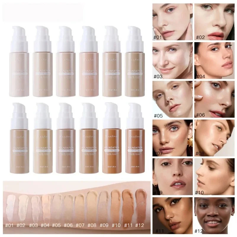 Foundation Cream Oil-Control BB Cream Matte Base Brightening Concealer Lasting Full Coverage