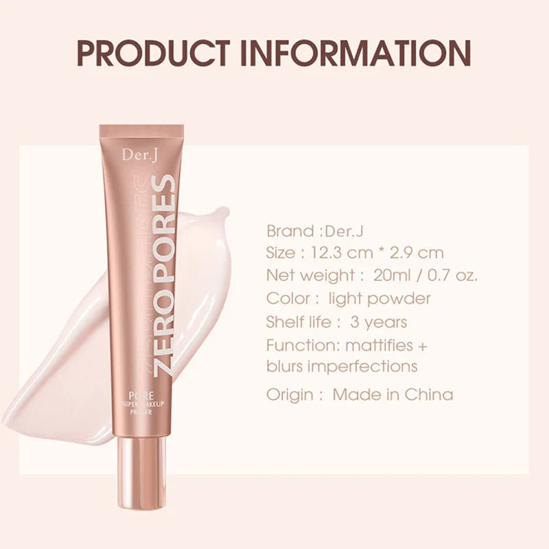 Korean Cosmetics Pore Soft Focus Base Makeup Concealer Invisible Pore Lasting Makeup Eye Contour Dark Circles Correction